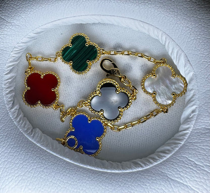 VCA Four Leaf Clover Bracelet 18k Gold Plated