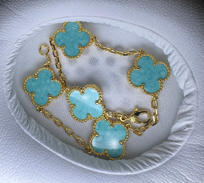 VCA Four Leaf Clover Bracelet 18k Gold Plated